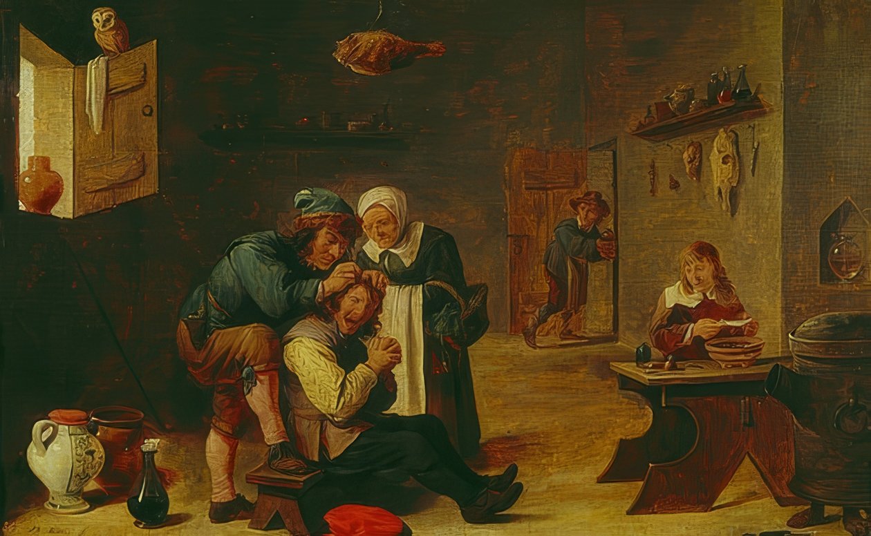 Chirurgická operace od David Teniers the Elder