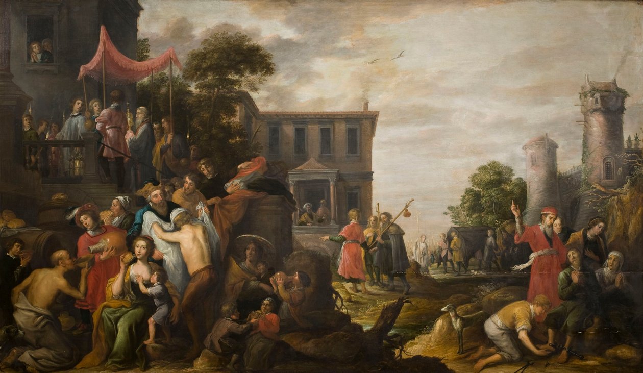 Sedm skutků milosrdenství, 1637. od David Teniers the Elder