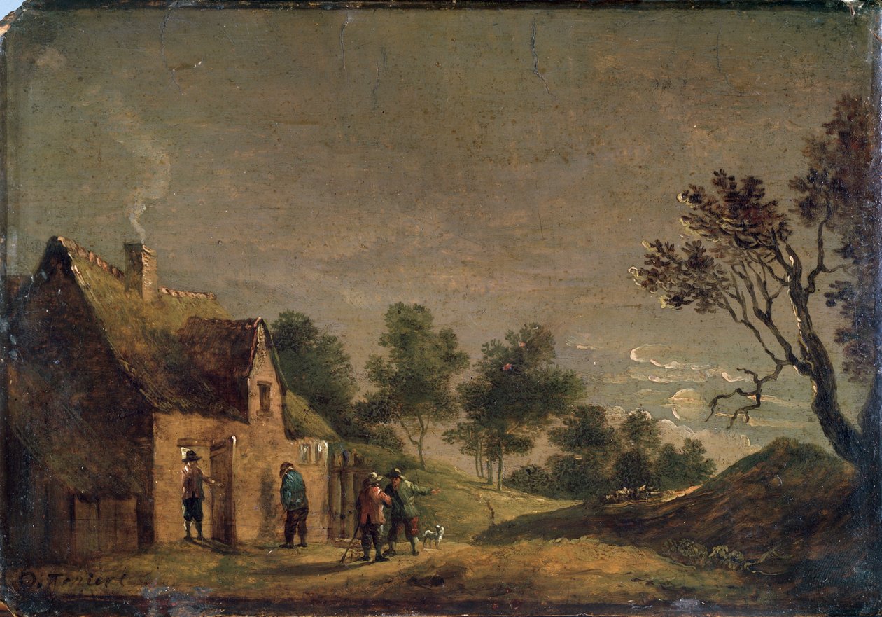 Tavern at Night, 17. století od David Teniers the Younger