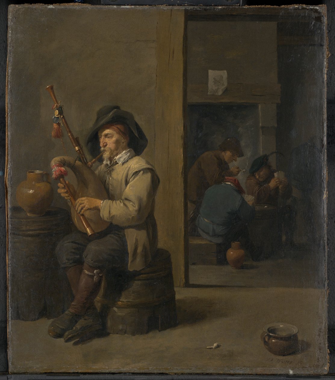 Dudák v hostinci od David Teniers the Younger