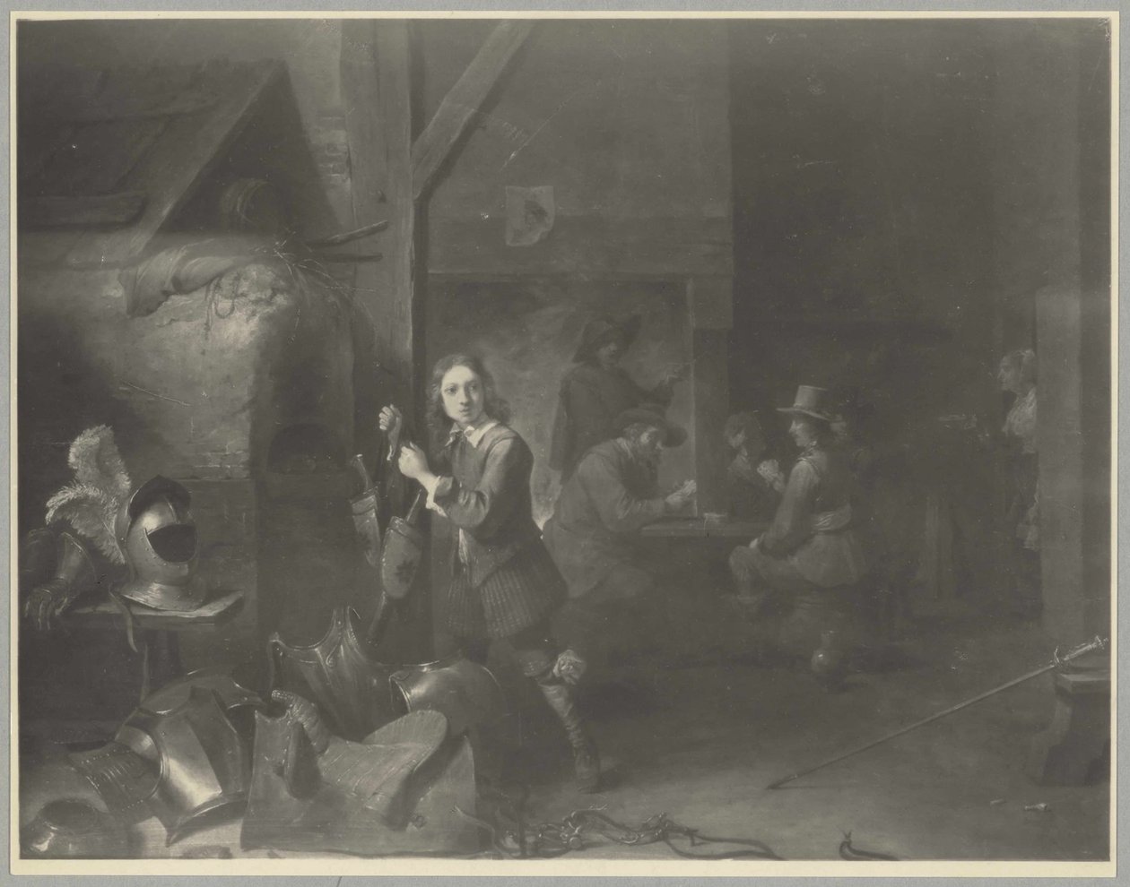Strážní domek od David Teniers the Younger
