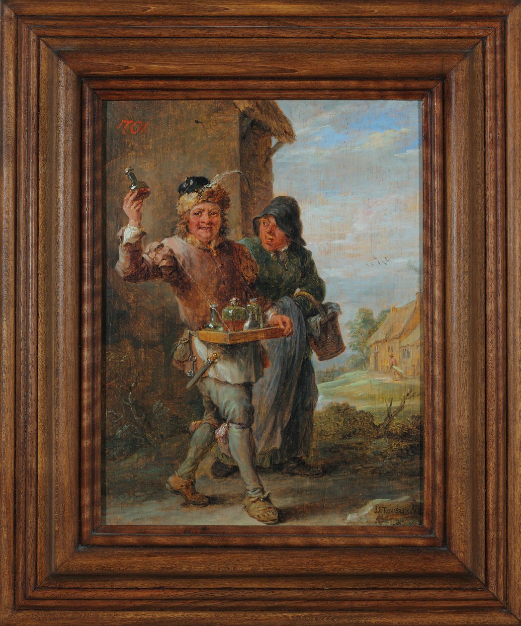 Venkovský lékař, kolem roku 1670 od David Teniers the Younger