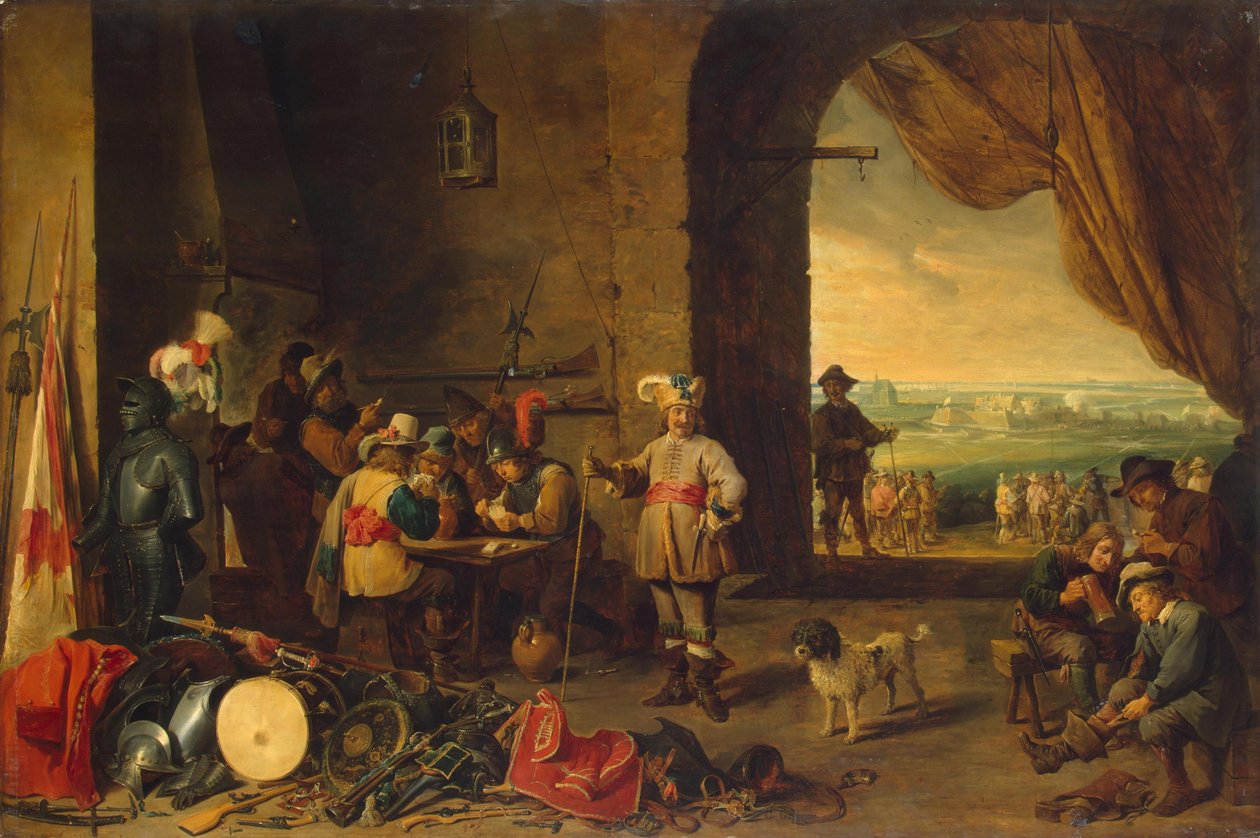 Strážní místnost od David Teniers the Younger
