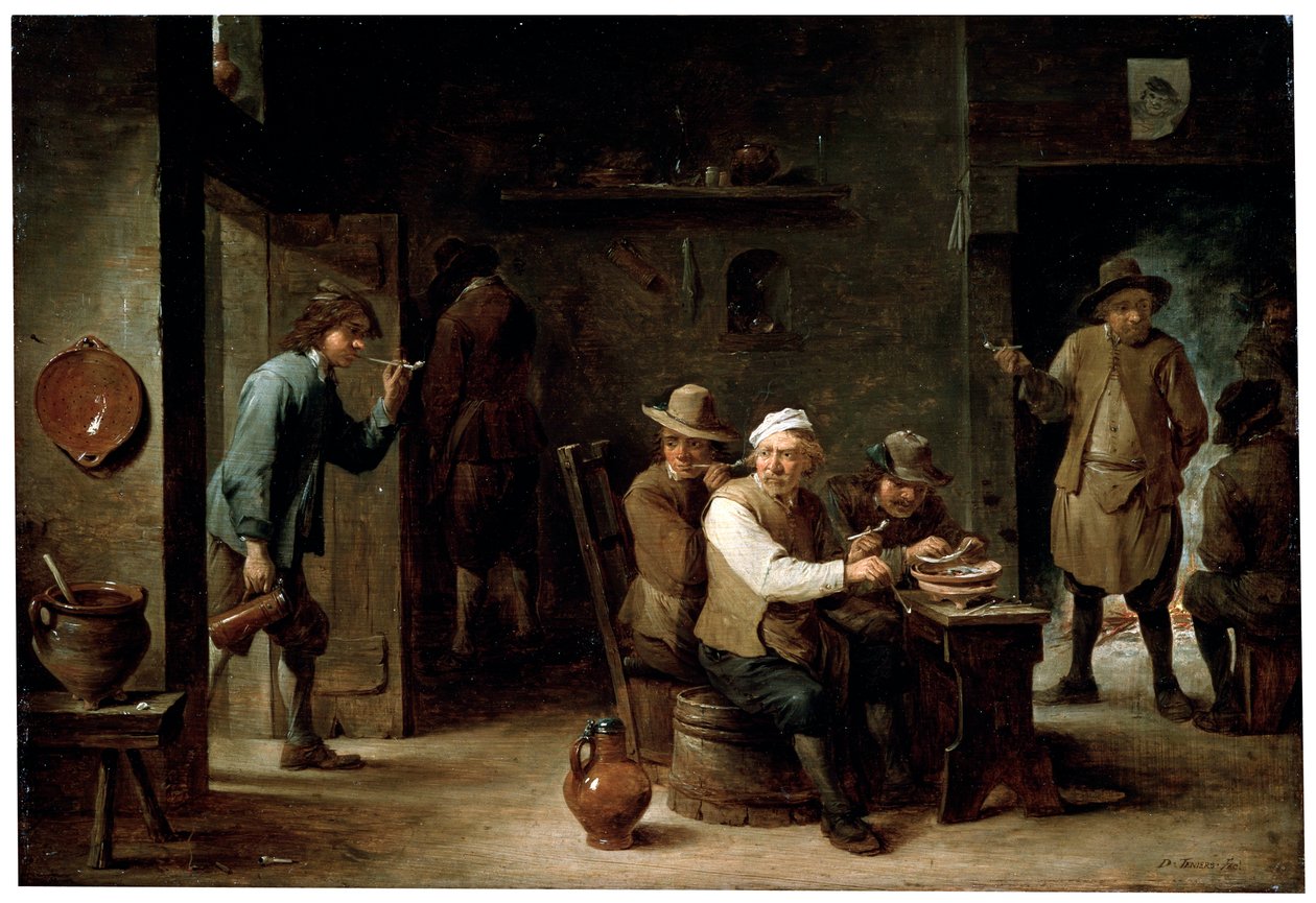 V hospodě, 1640 od David Teniers the Younger