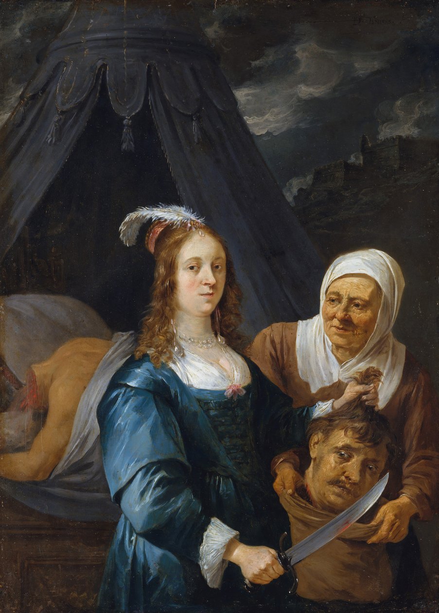 Judita s hlavou Holoferna, 50. léta 17. století. od David Teniers the Younger