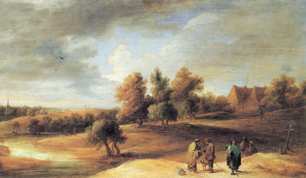 Krajina s Cikány od David Teniers the Younger