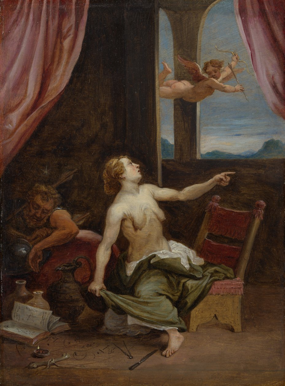 Stáří při hledání mládí, 50. léta 17. století. od David Teniers the Younger