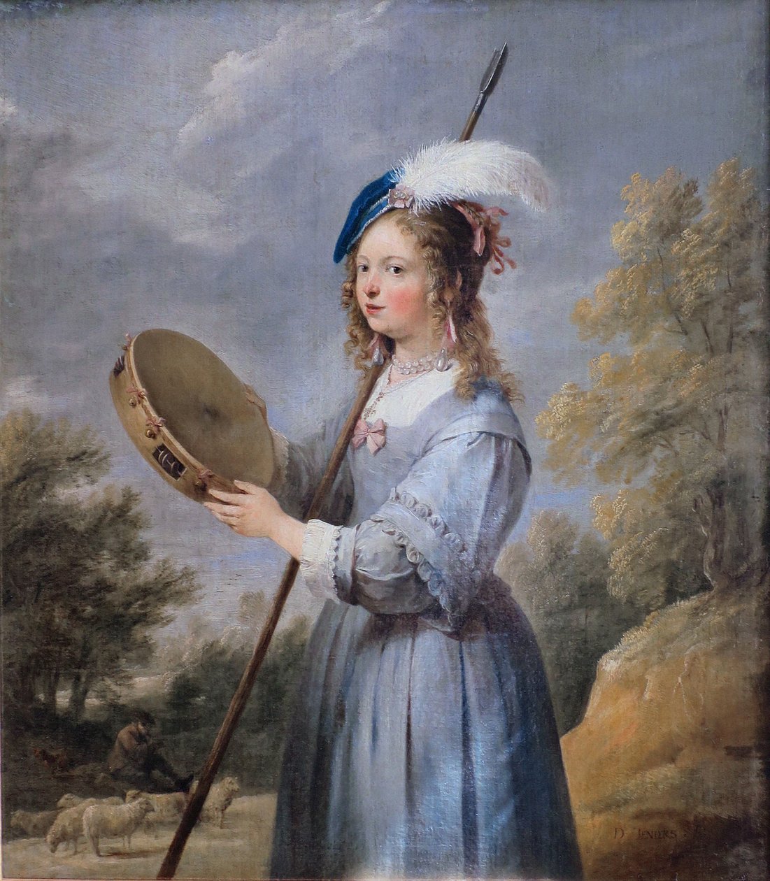 Pastýřka od David Teniers the Younger