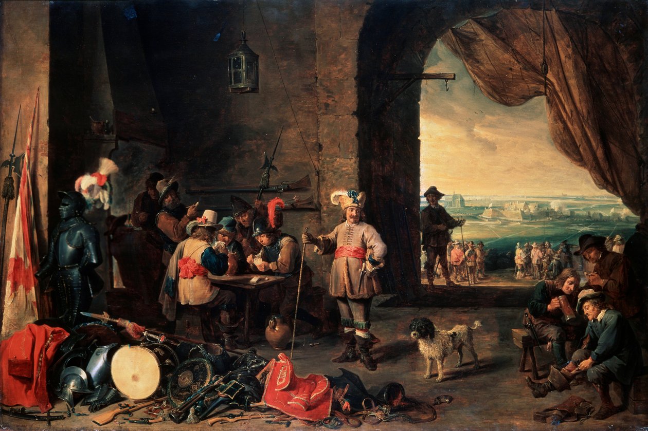 Strážnice, 1642 od David Teniers the Younger
