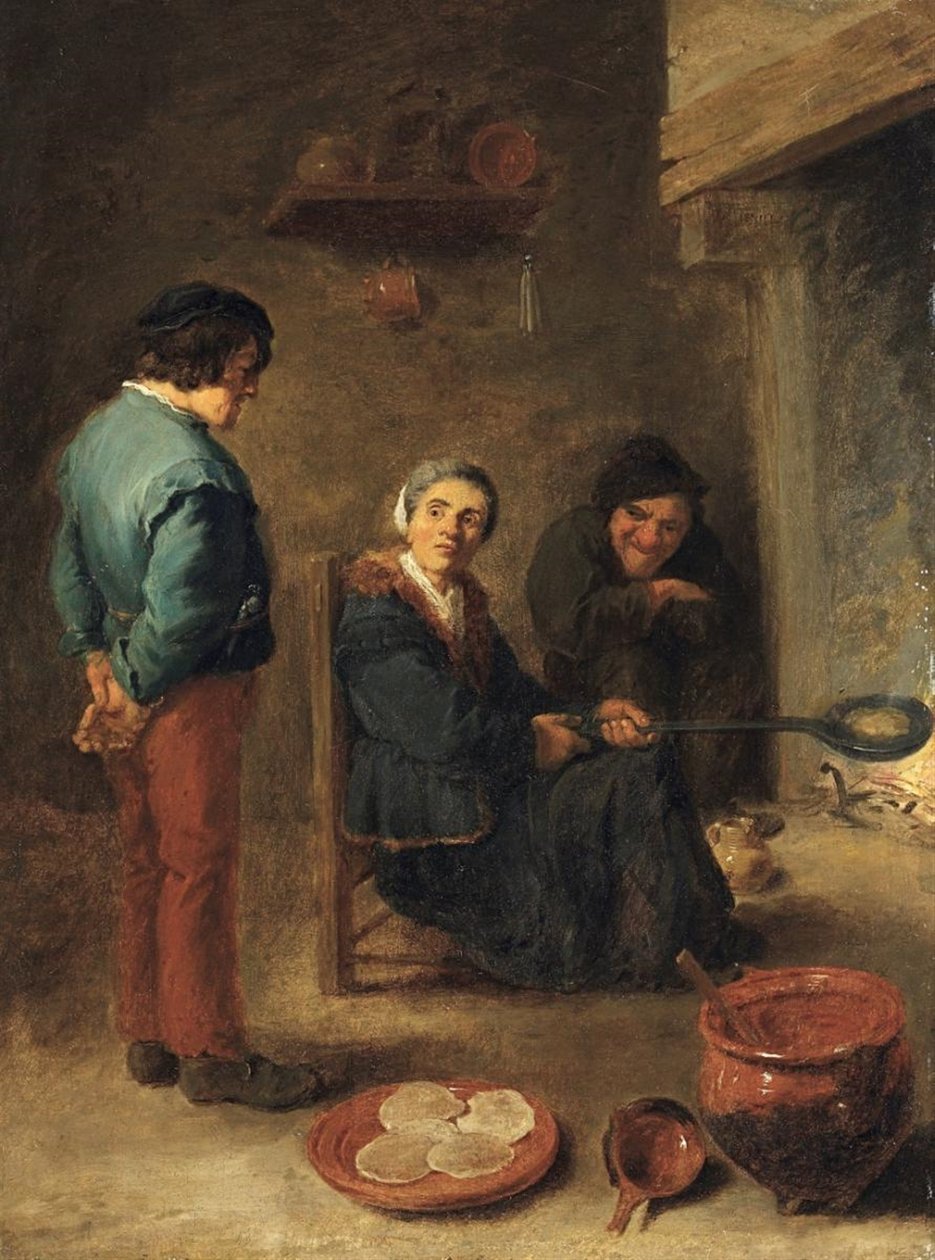 Pekař palačinek od David Teniers the Younger