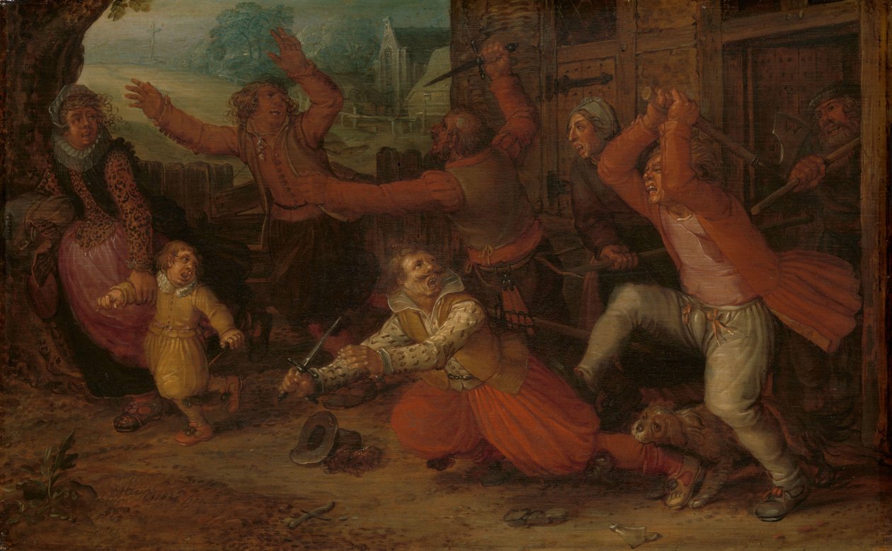 Selská radost (Vyhnání) od David Vinckboons (I) (workshop of)