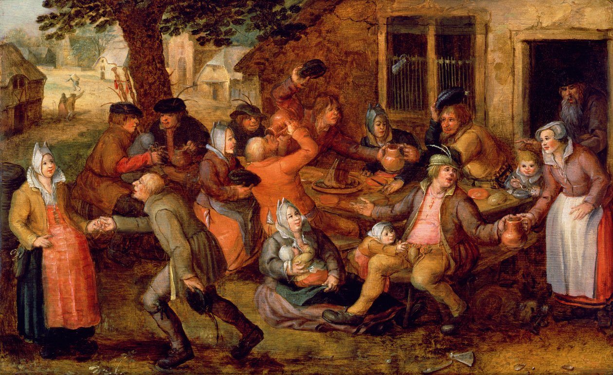 Selské veselice od David Vinckboons