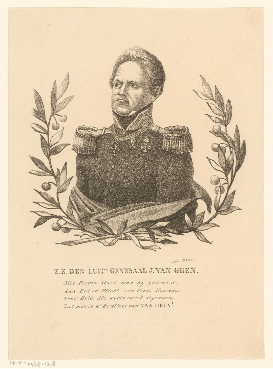 Portrét Josephus Jacobus van Geen od David Welle