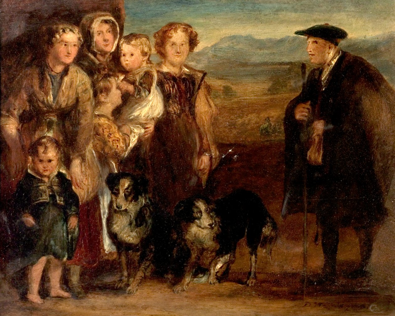 A Highland Family, 1823 od David Wilkie