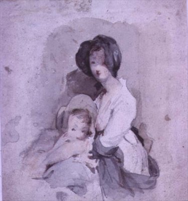 Studie o dítěti v Peep o Day Boy od David Wilkie