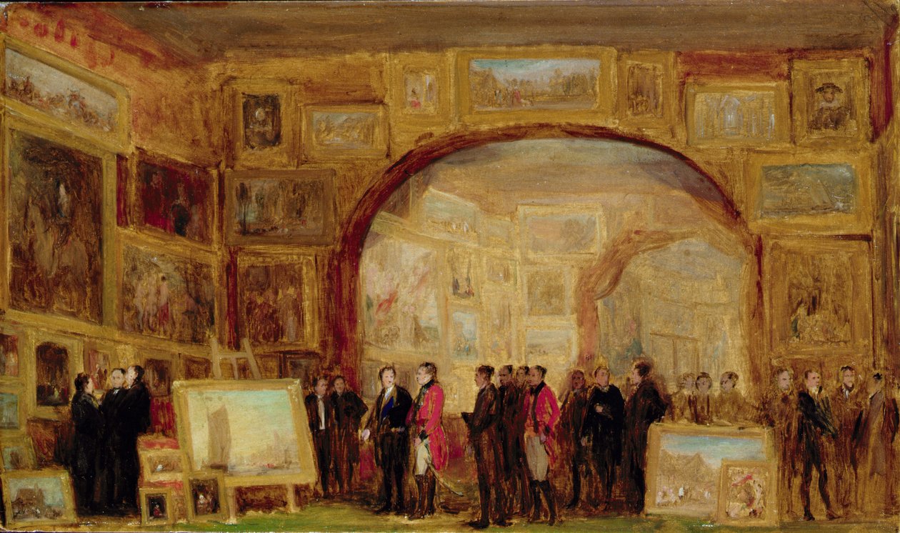 Výstava starých mistrů v Britské instituci od David Wilkie