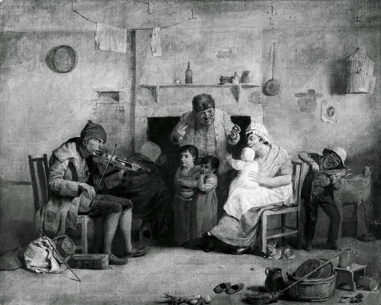 Slepý houslista od David Wilkie
