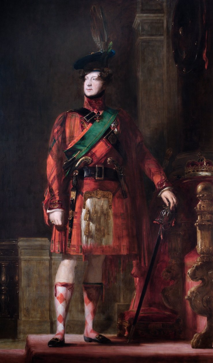 King George IV (öljy kankaalle) od David Wilkie