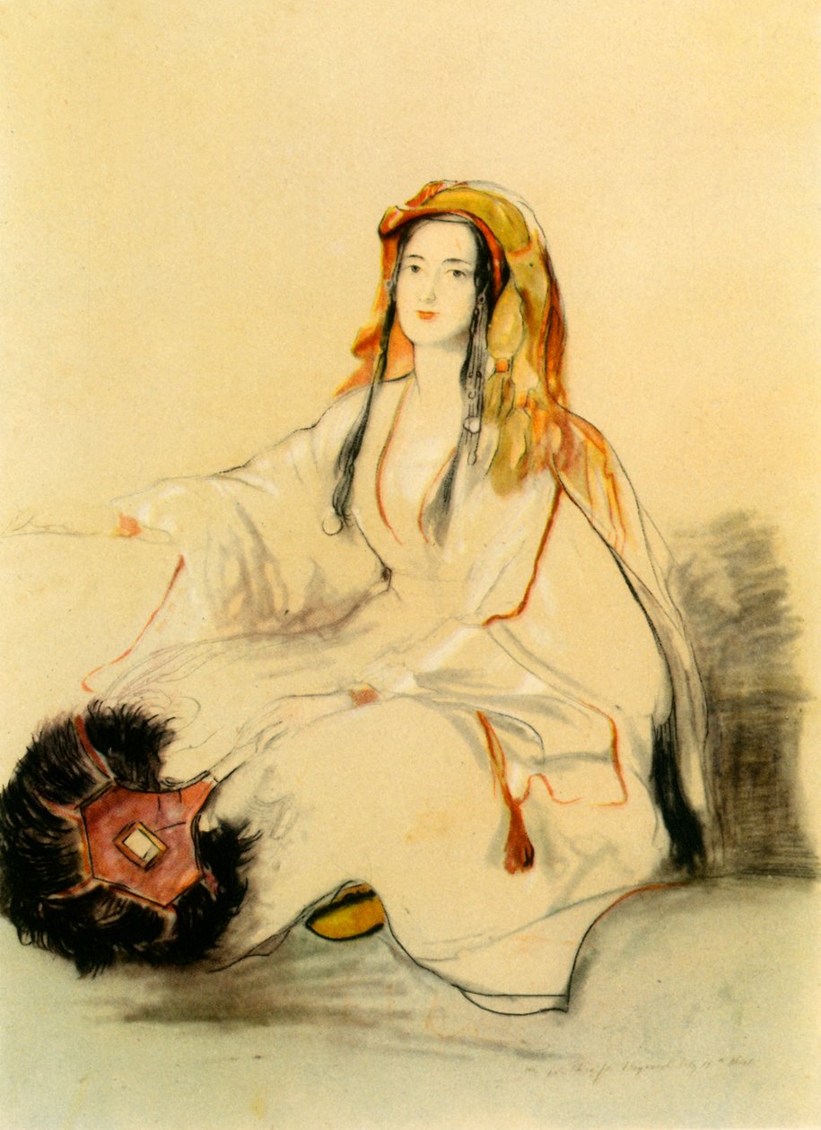 „Lady Hester Stanhopeová v orientálních šatech“, počátek 19. století, 1942. od David Wilkie