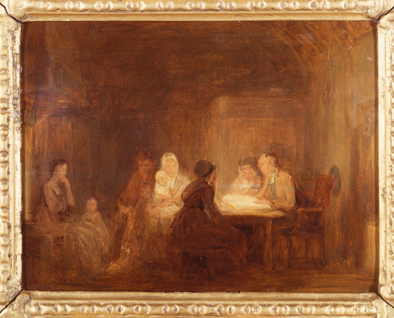 The Cotters Saturday Night - Skica od David Wilkie