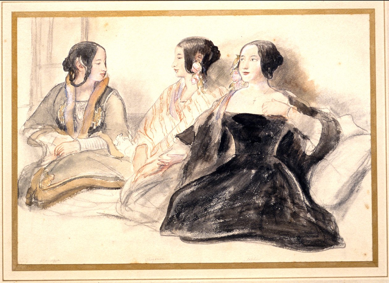 Tři řecké sestry z Therapie od David Wilkie
