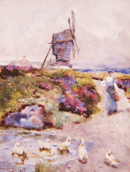 The Mill on the Common, Houghton, Huntingdonshire od David Woodlock