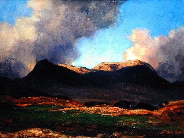 Ben Dearg (olej na plátně) od David Young Cameron
