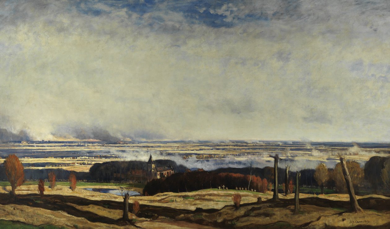 Flandry z Kemmelu, 1919-20 od David Young Cameron