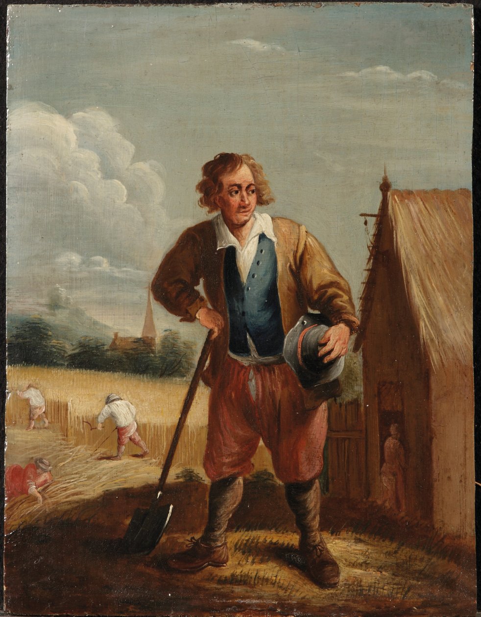 Alegorie čtyř živlů: Země (olej na panelu) od David the Younger (follower of) Teniers