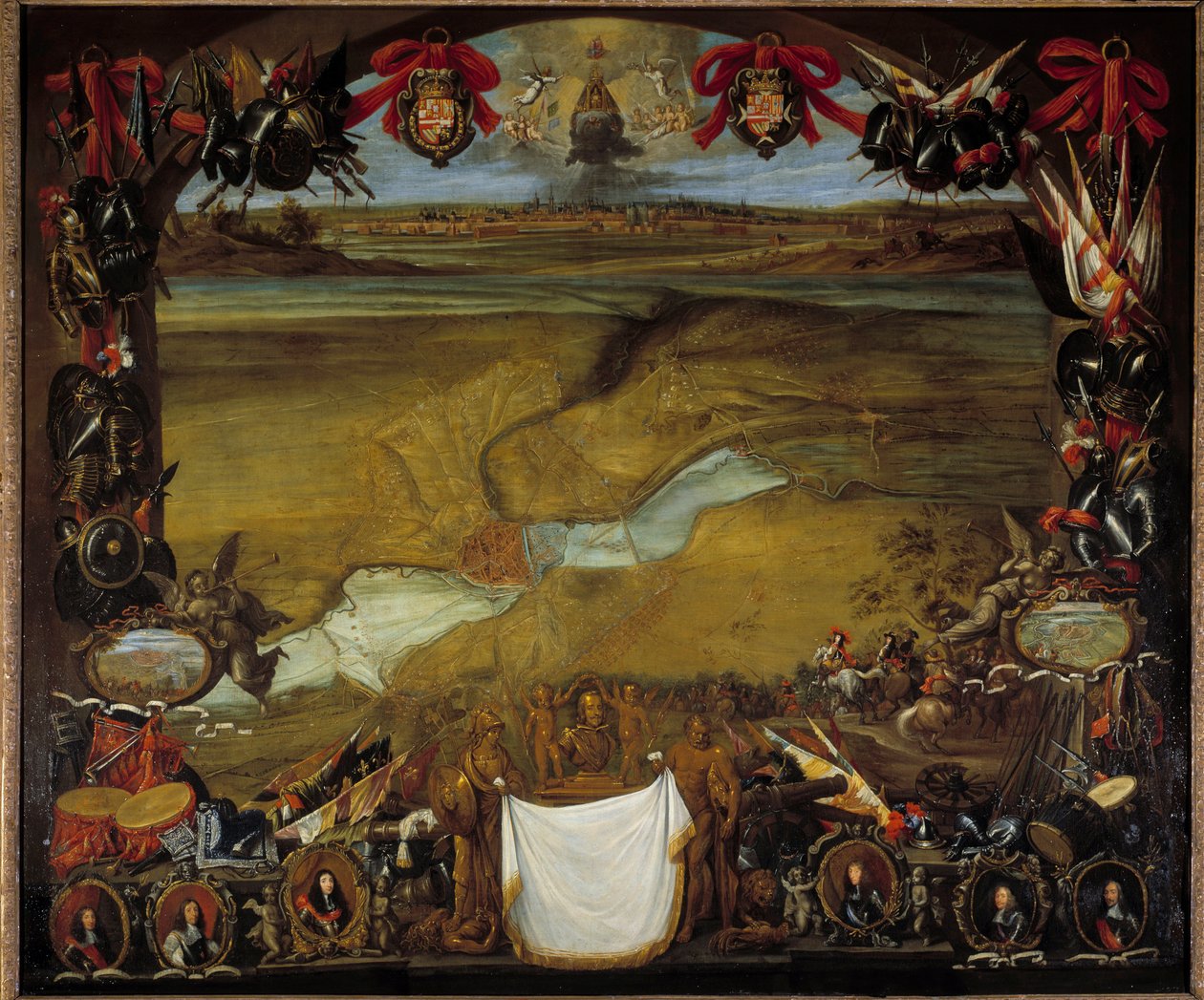 Valenciennes obležené francouzskými jednotkami, kterým velel Henri de La Tour d