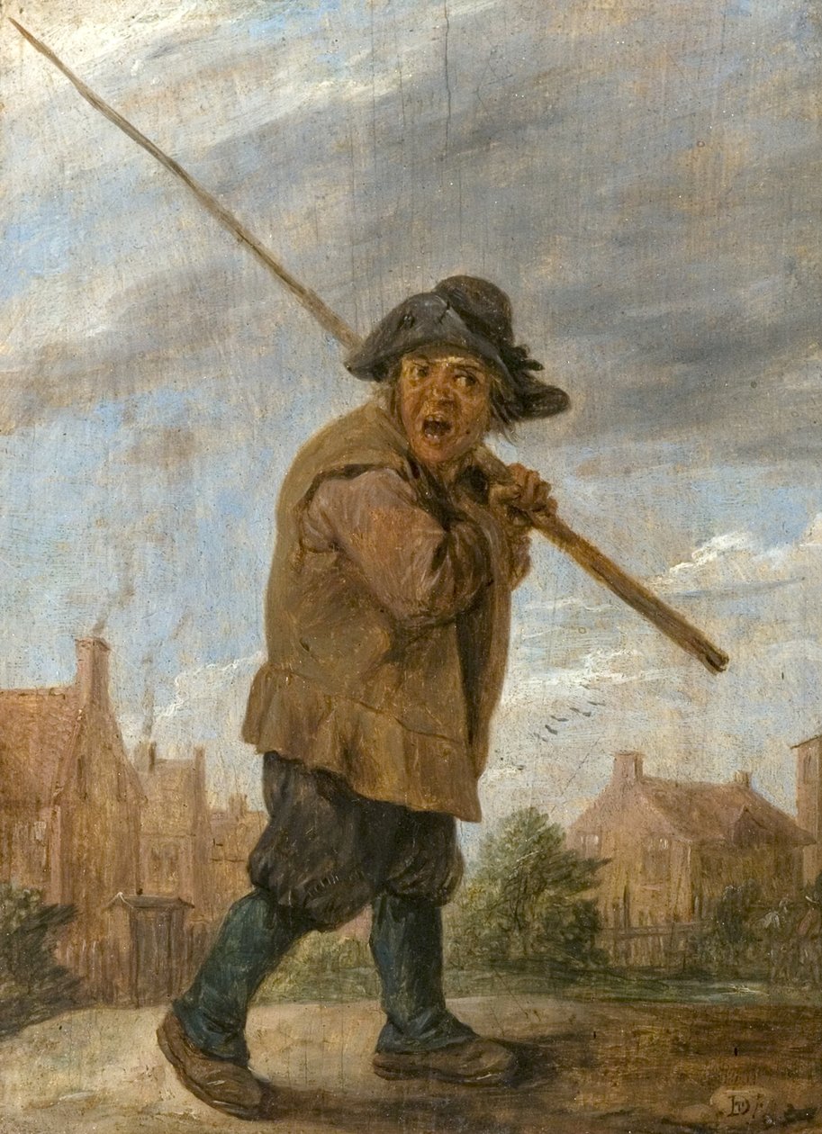 Sedlák nesoucí Pola od David Teniers the Younger