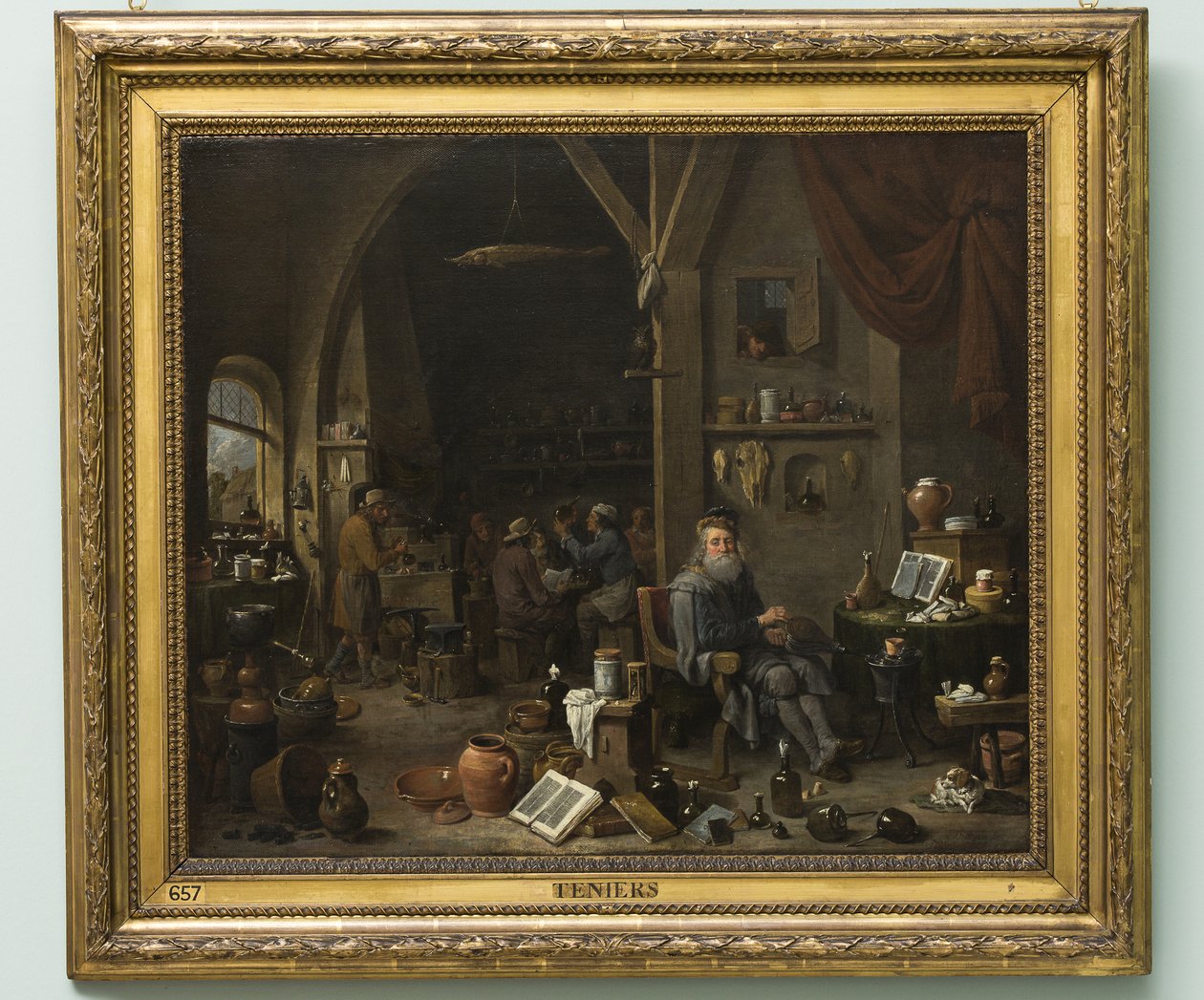Alchymista, později 1670 (olej na plátně) od David Teniers the Younger