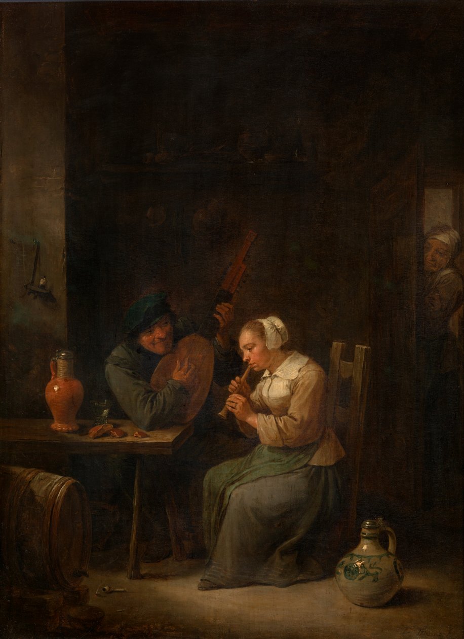 Duet (olej) od David the Younger Teniers