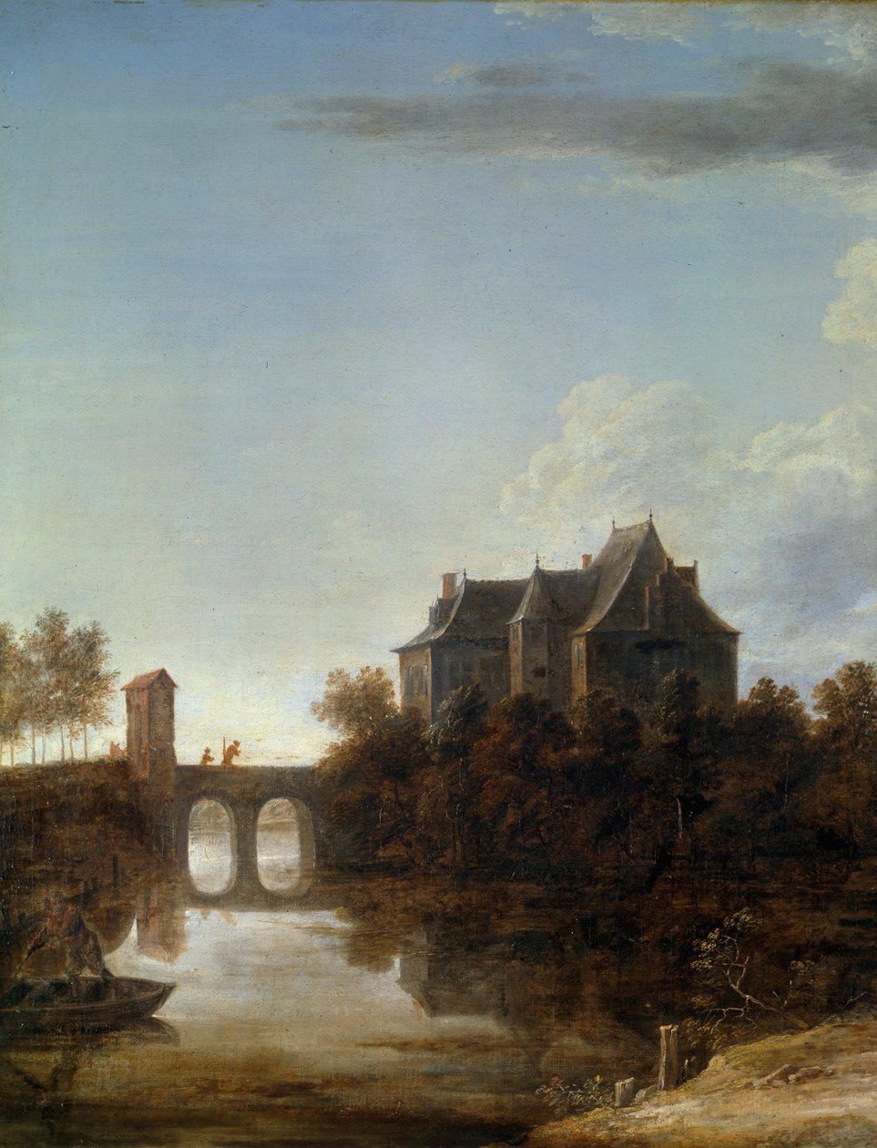 Le chateau de teniers v Percku v Nizozemí Malba Davida Tenierse II. mladšího (1610-1690) 17. stol. od David Teniers the Younger