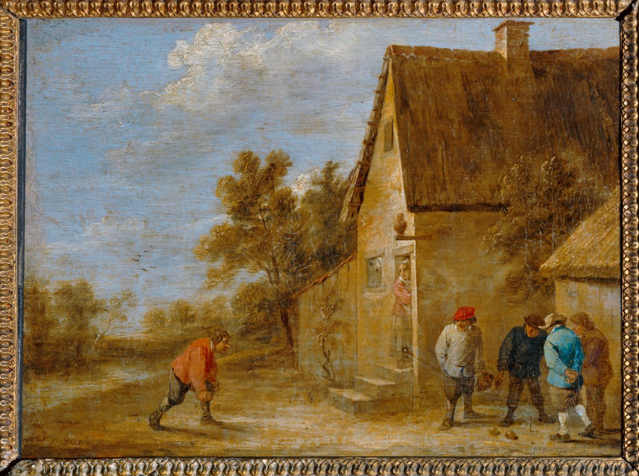 Les Joueurs de boules ... od David the Younger Teniers