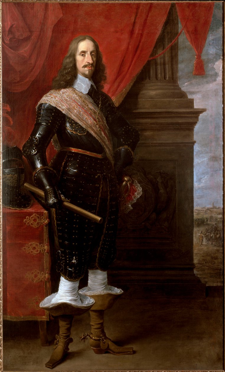 Portrét arcivévody Leopolda Viléma Rakouského před obléháním Gravelines v roce 1652. (Obraz, kolem roku 1655) od David Teniers the Younger