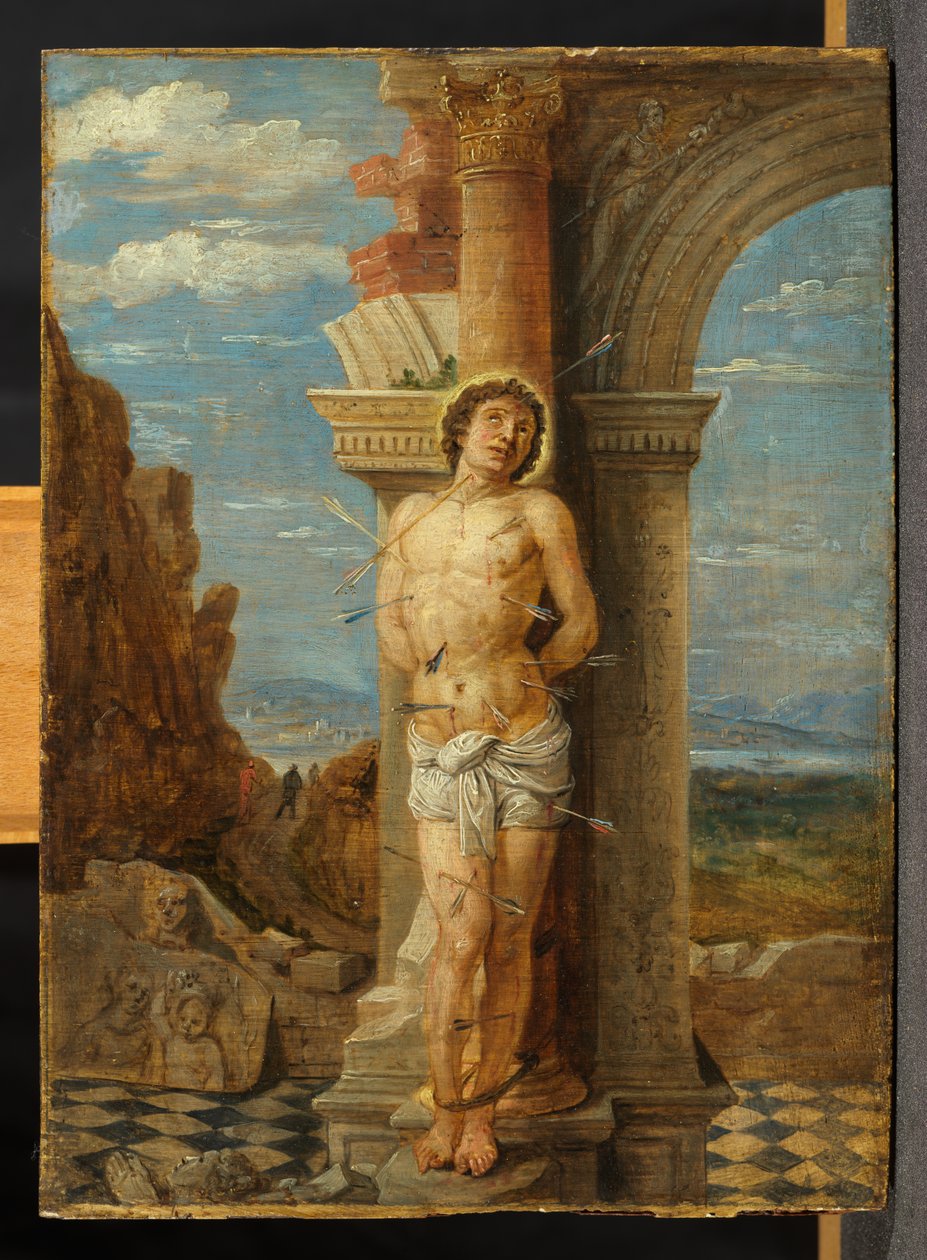 Svatý Šebestián, po Andrei Mantegnovi od David Teniers the Younger