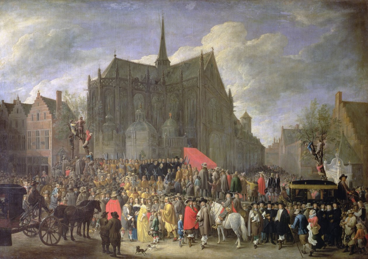 Střelba ptáků, 1652 od David Teniers the Younger