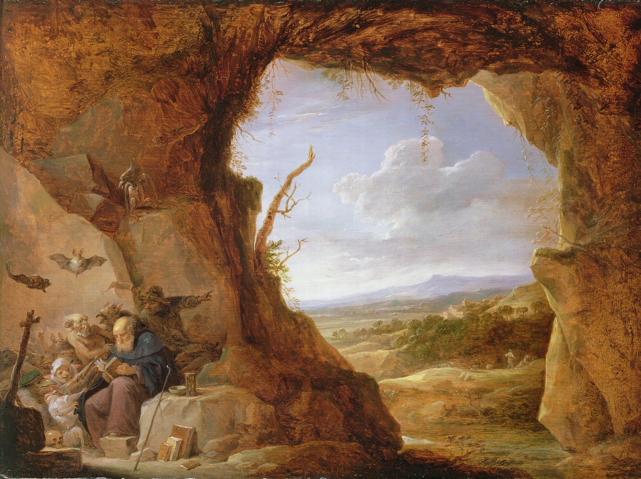 Pokušení svatého Antonína od David Teniers the Younger