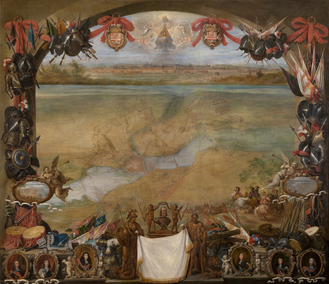 Město Valenciennes od David the Younger Teniers