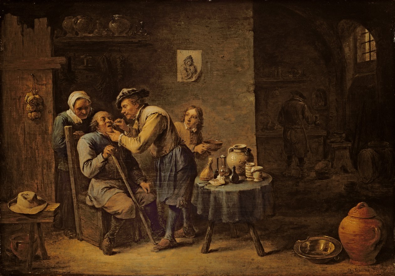 Zubař od David the Younger Teniers
