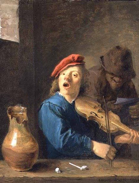 Šumař, 1633 (olej na mědi) od David Teniers the Younger