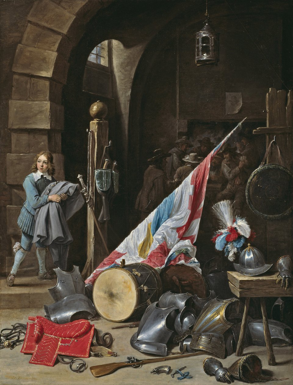 Strážnice, 1640-50 od David Teniers the Younger