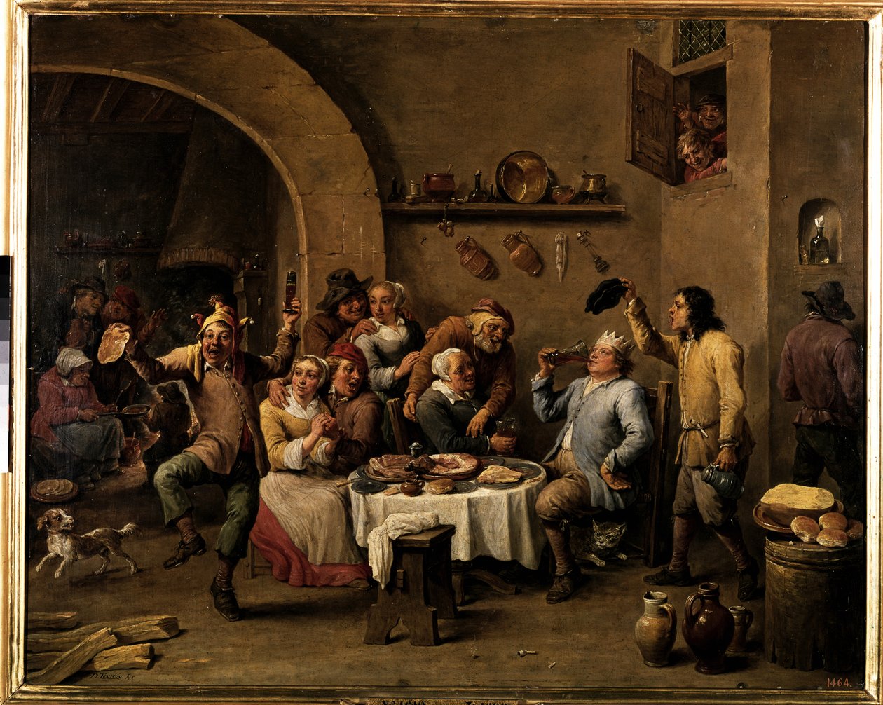 Král pije od David Teniers the Younger