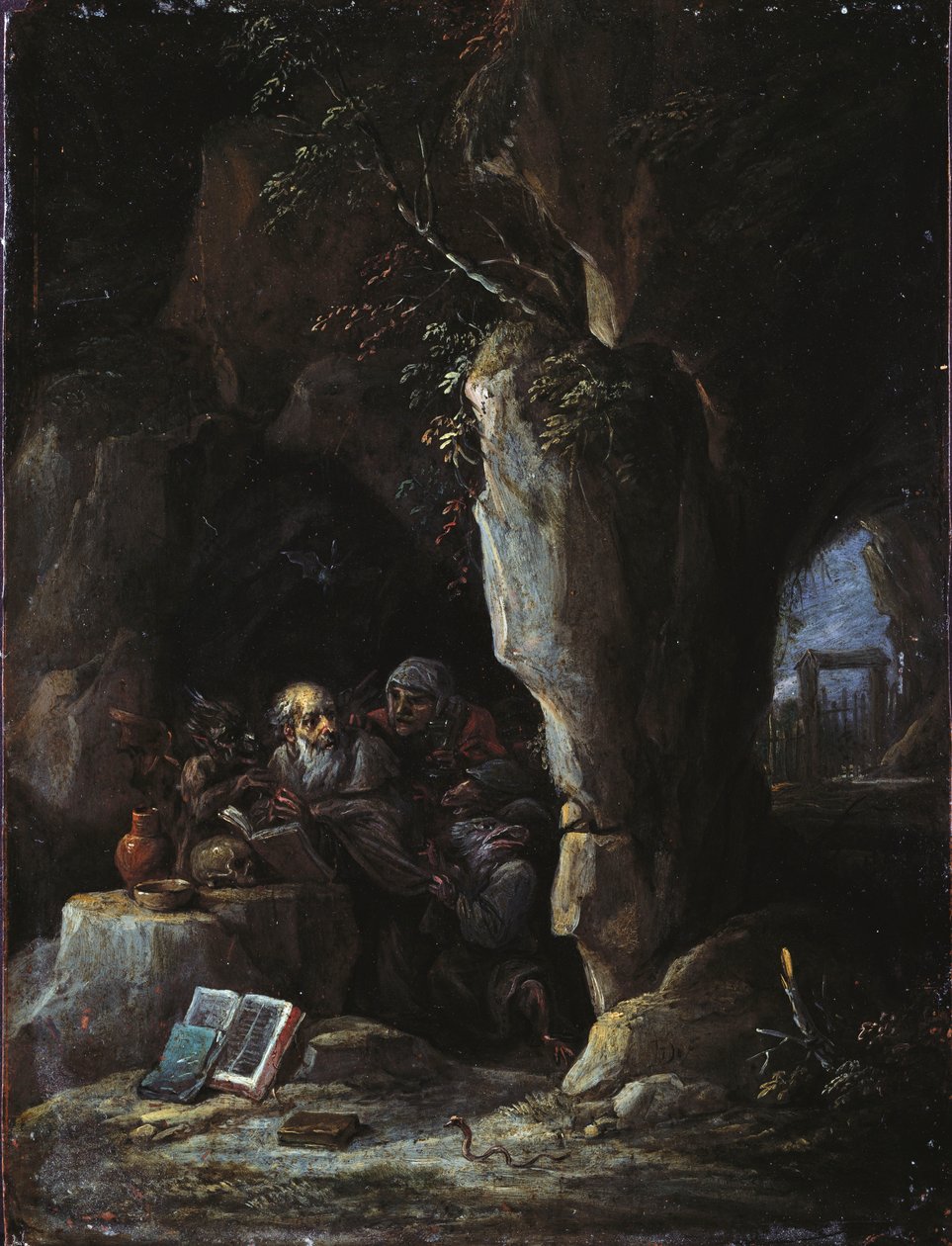Pokušení svatého Antonína od David Teniers the Younger