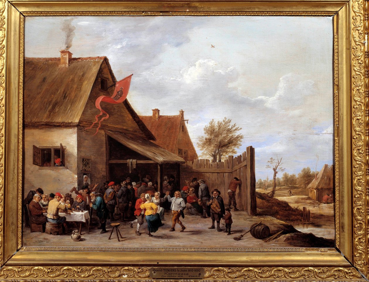 Veletrh Obraz Davida Tenierse II mladého (1610-1690) Slunce 17. století. 0,43x0,58 m Montpellier, Musee Fabre od David Teniers the Younger