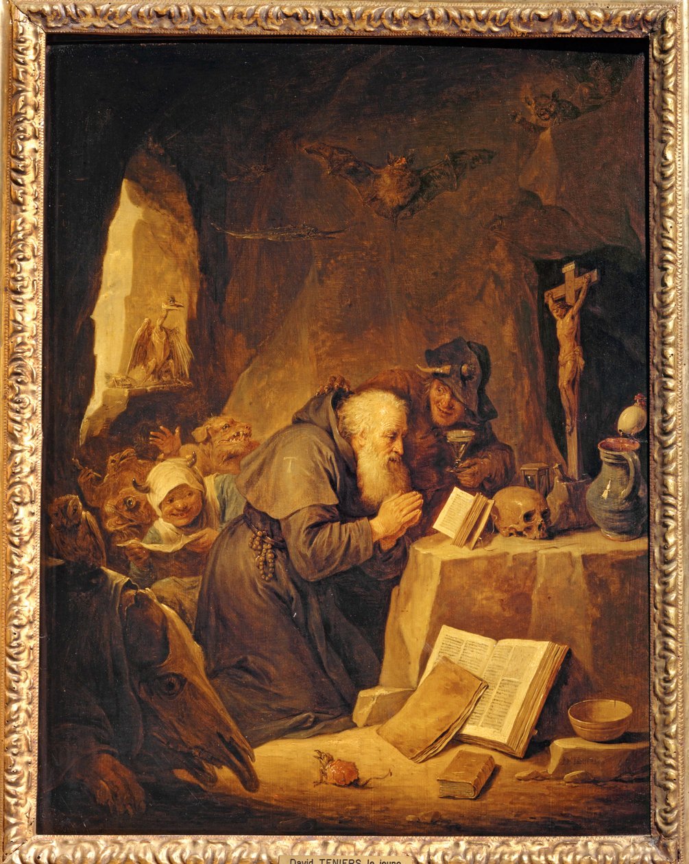 Pokušení svatého Antonína ... od David the Younger Teniers