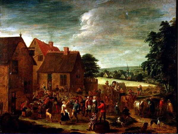 Vesnické slavnosti od David Teniers the Younger