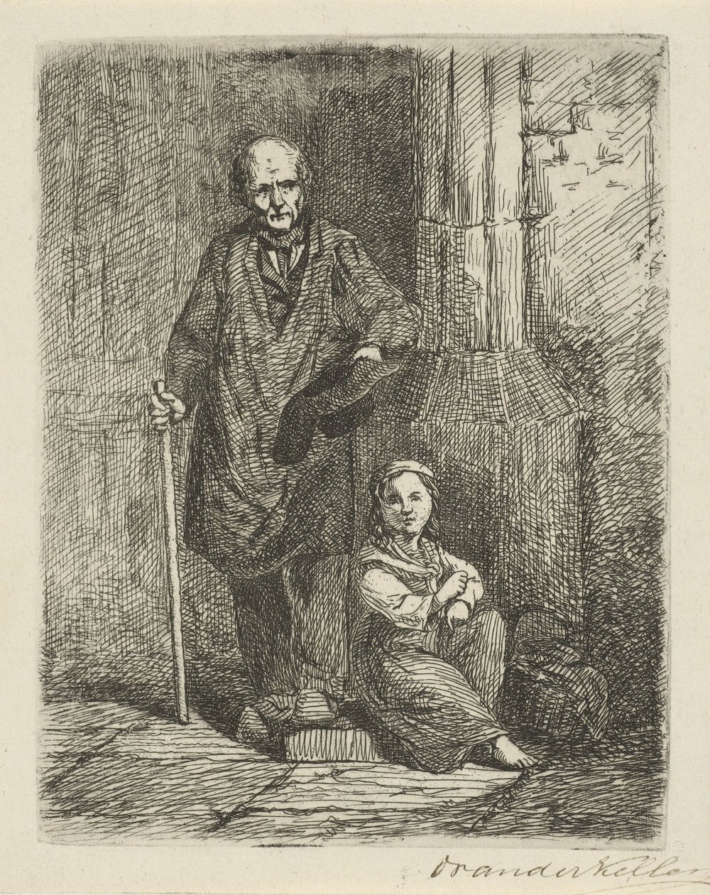 Žebrák od David van der Kellen
