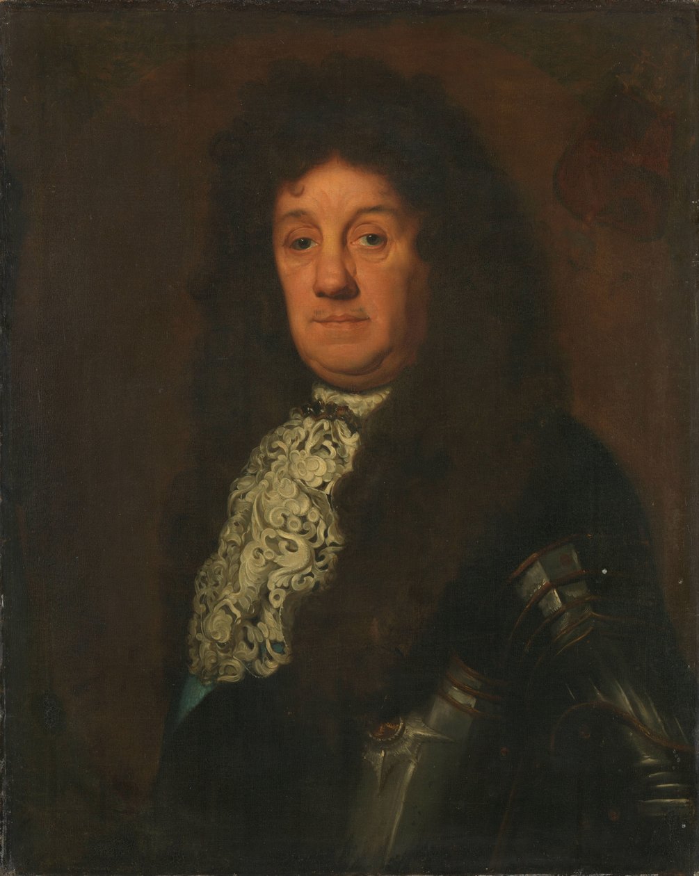 Portrét Cornelis Tromp (1629-91), viceadmirál Holandska a Západního Fríska od David van der Plas